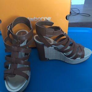 Liz Claiborne wedges 7 medium